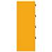 Armadio per File 2 pcs Giallo senape 44 x 50 x 106.5 cm - Foto miniatura 8