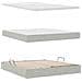 Letto con contenitore e materasso Grigio chiaro 160 x 200 cm - Foto miniatura 8