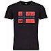 NORVEGIA MAGLIETTA DA UOMO A MANICHE CORTE 1963 - Colore: Nero, Taglia: L - Foto miniatura 1