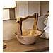 Cestino Svuotatasche Timbo In Teak Riciclato Con Manico Ad Arco 32x25x27 Cm — Pezzo Unico - Foto miniatura 8