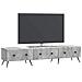 Mobile TV con cassetto Grigio Cemento 147 x 34,5 x 30 cm - Foto miniatura 2
