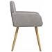 Sedie da pranzo 2 pcs Bouclé Grigio Chiaro 59 x 57 x 85 cm - Foto miniatura 4