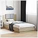 Struttura letto con testata Rovere Sonoma Legno ingegnerizzato - Foto miniatura 4