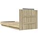 Struttura letto con testata Rovere Sonoma Legno ingegnerizzato - Foto miniatura 9