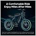 M20 Bici Elettrica Fat Bike 20'' 250W 25km /h, Doppia Sospensione, Autonomia 75km, Telaio Alluminio, Verde - Foto miniatura 3
