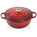 Casseruola Signature In Ghisa Con Coperchio, 26 Cm, La Marmite, Rotonda, Adatta A Tutte Le Fonti Di Calore Incl. Induzione, Volume: 4,1 L, 4,255 Kg, Ciliegia - Foto miniatura 2