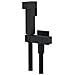 Idroscopino Wc Doccetta Ottone Portatile Shutoff Monogetto Con Leva Ogomondo Kit *** Finitura- : Nero Quadro - Foto miniatura 3