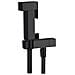 Idroscopino Wc Doccetta Ottone Portatile Shutoff Monogetto Con Leva Ogomondo Kit *** Finitura- : Nero Quadro - Foto miniatura 2