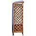 Rimessa Per Legna Da Ardere 105x38x118cm Massello Di Acacia - Foto miniatura 4