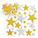 Oro E Argento Glitter Star Foam Adesivi (confezione Da 150) Autoadesivo Scrapbook Stickers - Foto miniatura 1