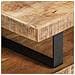 Set Tavolini Da Salotto 2 Pz In Legno Massello Di Mango - Foto miniatura 2