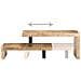 Set Tavolini Da Salotto 2 Pz In Legno Massello Di Mango - Foto miniatura 5