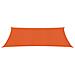 Vela Parasole 160 g / m² Arancione 2x5 m in HDPE - Foto miniatura 3