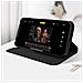 Custodia Iphone 13 Pro Max Portacarte Supporto Video Nera - Foto miniatura 5