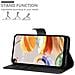 Custodia Compatibile Con Lg K61 In Nero Carbone - Coperchio Protettiva Con Chiusura Magnetica, Funzione Stand E Tasca Per Le Carte - Foto miniatura 2