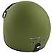 Casco Moto Jet Omologato Scooter Ece 22-05 Verde Opaco Custom Militare Taglia M - Foto miniatura 8