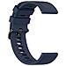 Cinturino Xiaomi Watch S1 Active / Watch Color 2 Silicone Flessibile Blu Scuro - Foto miniatura 4