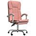 Poltrona Da Ufficio Reclinabile Rosa In Similpelle - Foto miniatura 2