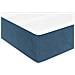 Materasso A Molle Blu Scuro 90x200x20 Cm In Velluto - Foto miniatura 2