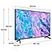 TV LED Ultra HD 4K 43" UE43CU7170UXZT Smart TV Tizen 2023 - Foto miniatura 11
