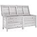 Contenitore Giardino Bianco 150x50x56,5 Cm Legno Massello Abete - Foto miniatura 3