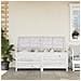 Contenitore Giardino Bianco 150x50x56,5 Cm Legno Massello Abete - Foto miniatura 1