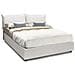 Letto Matrimoniale Lucrezia, Letto Contenitore Con Rivestimento In Ecopelle, 100% Made In Italy, Apertura Frontale, Adatto Per Materasso Cm 140x200, Bianco - Foto miniatura 1
