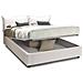 Letto Matrimoniale Lucrezia, Letto Contenitore Con Rivestimento In Ecopelle, 100% Made In Italy, Apertura Frontale, Adatto Per Materasso Cm 140x200, Bianco - Foto miniatura 2