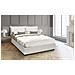Letto Matrimoniale Lucrezia, Letto Contenitore Con Rivestimento In Ecopelle, 100% Made In Italy, Apertura Frontale, Adatto Per Materasso Cm 140x200, Bianco - Foto miniatura 3