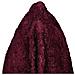 Set Di 2 Cuscini Pilea Finta Pelliccia 45 X 45 Cm Bordeaux Tinta Unita - Foto miniatura 3