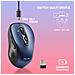 Mouse INFINITY-RB 3200 DPI Colore Nero /Blu - Foto miniatura 5