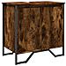 Mobile Lavabo Bagno Rovere Fumo 60x35x60 Cm Legno Multistrato - Foto miniatura 2