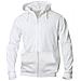 Basic Hoody Full Zip Men Bianco S - Foto miniatura 1