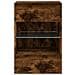 Mobili TV a Parete con Luci LED 2pz Rovere Fumo 40x30x60,5 cm - Foto miniatura 6