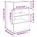Mobili TV a Parete con Luci LED 2pz Rovere Fumo 40x30x60,5 cm - Foto miniatura 7