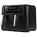 Fg26 Friggitrice Ad Aria "" Ecofrit Bis"", 2400 W, 9 Litri, Contenitori Antiaderenti, Display Digitale, Bpa/pfoa Safe, 2 Zone Di Cottura Separate, Ricettario Incluso - Foto miniatura 1