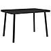 Tavolino Da Giardino Rettangolare Nero 60x40x37 Cm Polyrattan - Foto miniatura 1