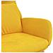 Poltrona Relax Giallo Senape In Velluto - Foto miniatura 5