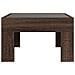 Tavolino da Salotto con LED Infinity Rovere Marrone 50x50x30 cm - Foto miniatura 6