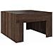 Tavolino da Salotto con LED Infinity Rovere Marrone 50x50x30 cm - Foto miniatura 8