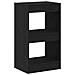 Mobile Libreria/Divisore per Stanza Nero Rovere 40x30x71,5 cm - Foto miniatura 1