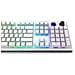Tri-Mode AW920K Tastiera Gaming USB + RF Wireless + Bluetooth Layout Inglese US Bianco - Foto miniatura 8