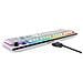 Tri-Mode AW920K Tastiera Gaming USB + RF Wireless + Bluetooth Layout Inglese US Bianco - Foto miniatura 7