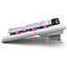 Tri-Mode AW920K Tastiera Gaming USB + RF Wireless + Bluetooth Layout Inglese US Bianco - Foto miniatura 5