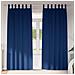 Tende con tende 2 pcs Blu scuro Poliestere - Foto miniatura 2