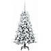 Albero di Natale Artificiale con Rami Pieghevoli Bianco 120 cm - Foto miniatura 4