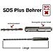 Punta Trapano Sds Plus 16mm X 450mm  4 Taglienti Per Martello Tassellatore - Foto miniatura 2