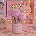 Penna Con Pompon Soffice Ultra Morbido 20 Cm Precisione Ed Eleganza, Rosa - Foto miniatura 2