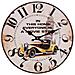 Orologio Da Parete In Legno Bianco D34x2 Cm - Foto miniatura 3
