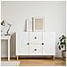 Mobile TV Bianco 89 x 34,5 x 60 cm Legno ingegnerizzato - Foto miniatura 2